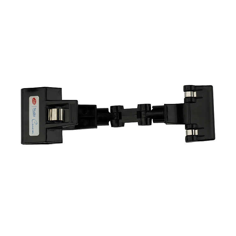 Держатель с зажимом "Сонет", пластик, черный 606x758